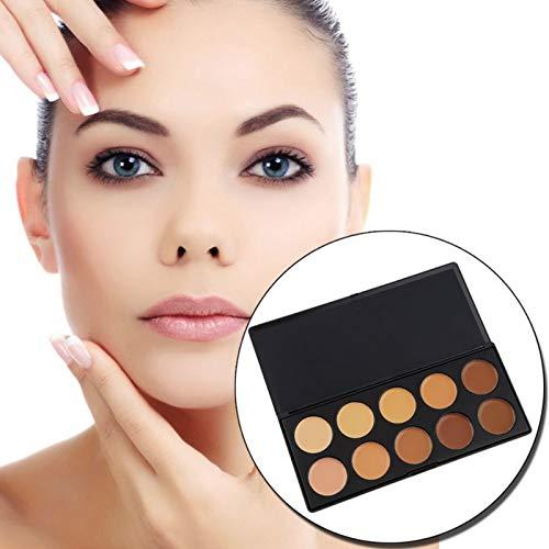 Vodisa Vodisa 10 Colour Makeup Contour Palette-Cream Concealer Kit- Blemish Face Contouring Highlighter Palette- Sleek Cosmetics Base Foundation Beauty Make up Cream Makeup Blemish Pallet