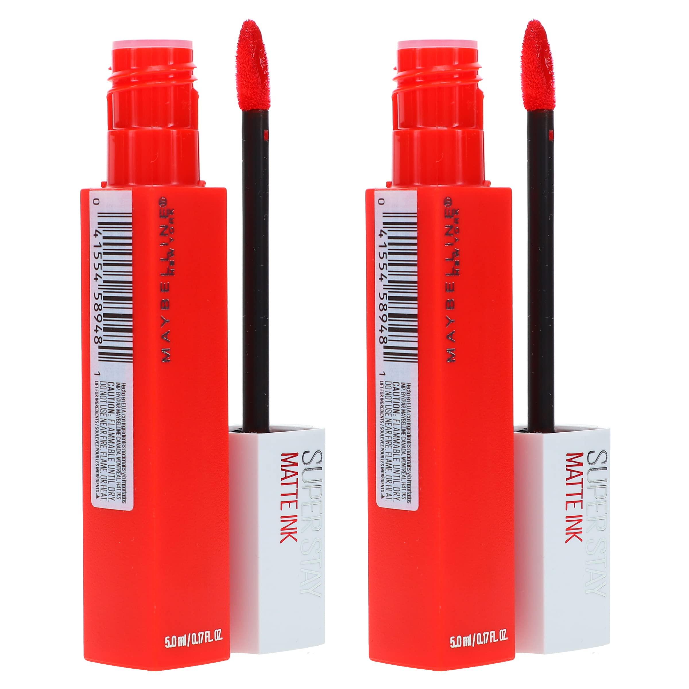 MAYBELLINE Pack of 2 Maybelline New York SuperStay Matte Ink Liquid Lipstick, Individualist # 320