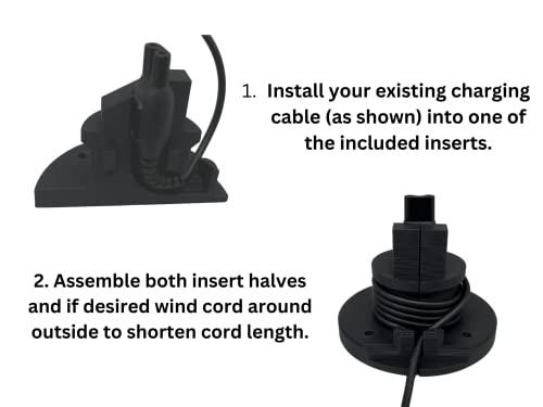 HOYT DESIGN HOYT DESIGN, Charger Stand, Compatible with Philips Norelco S9000 Prestige SP98xx, Base, Cradle, Matte Black (Shaver and Power Cord NOT Included)