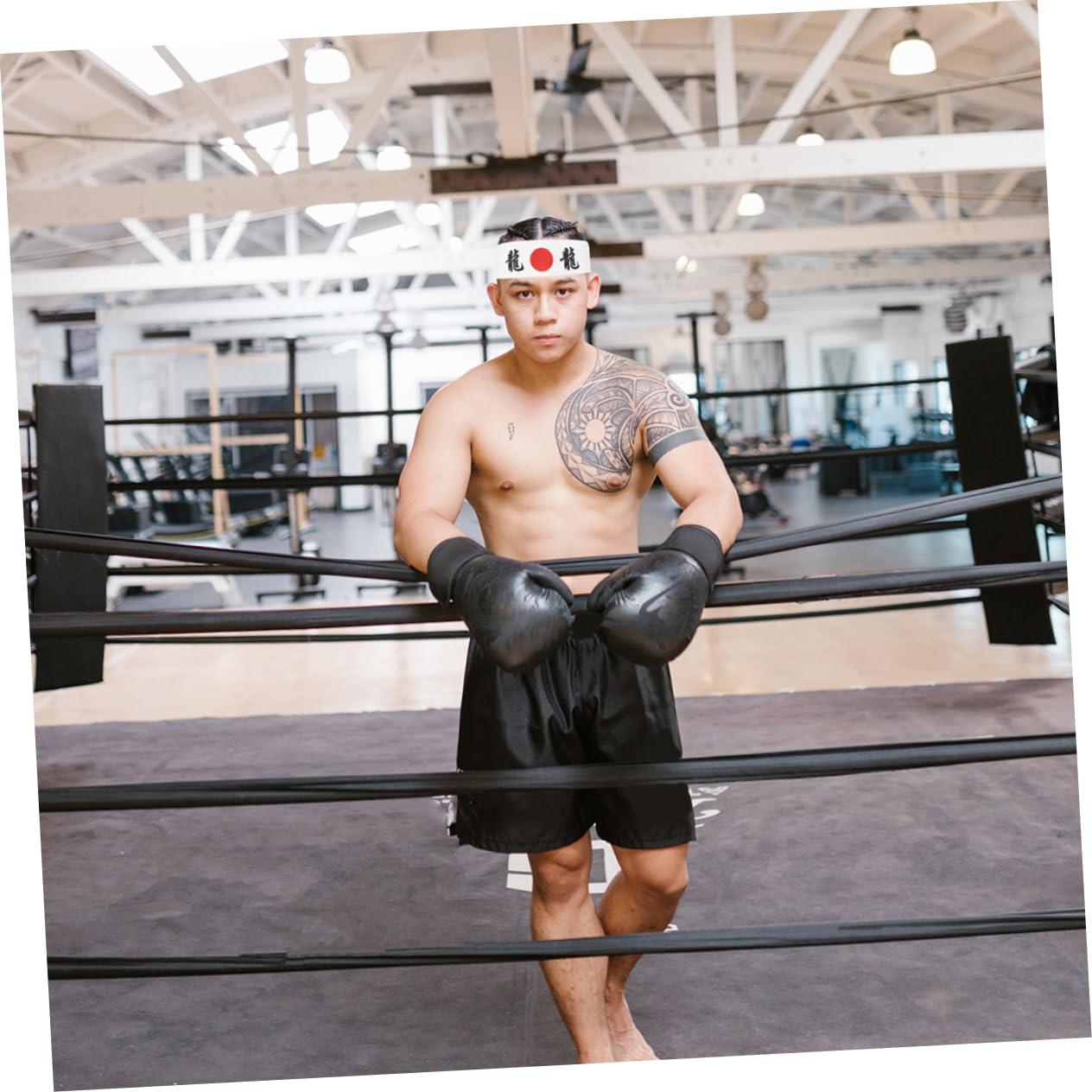 COLLBATH COLLBATH 2 Pcs Japanese Hair Band Bandanas Lightsaber Taekwondo Ninja Bands Sushi Chef Headband Head Band Japanese Headband for Samurai Japanese Karate Headband Samurai Headband Cotton