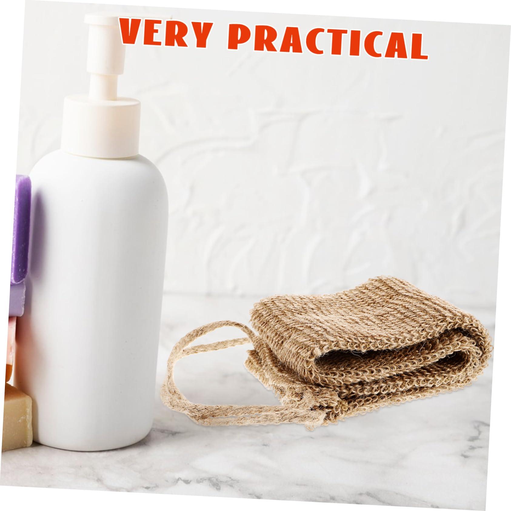 minkissy minkissy Deep Cleaning Back Scrubber Body Exfoliator for Women Men Couples Natural Jute Body Scrubber for Shower Bath