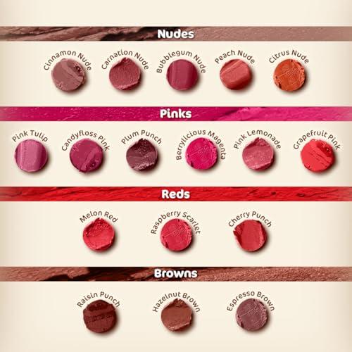 MAMAEARTH Mamaearth Moisture Matte Lipstick (05 - Espresso Brown)| Infused with Vitamin E | 12-Hour Long Stay & 8-Hour Moisture Lock | Cruelty-Free & Smudge-Proof | 0.07 Oz (2g)