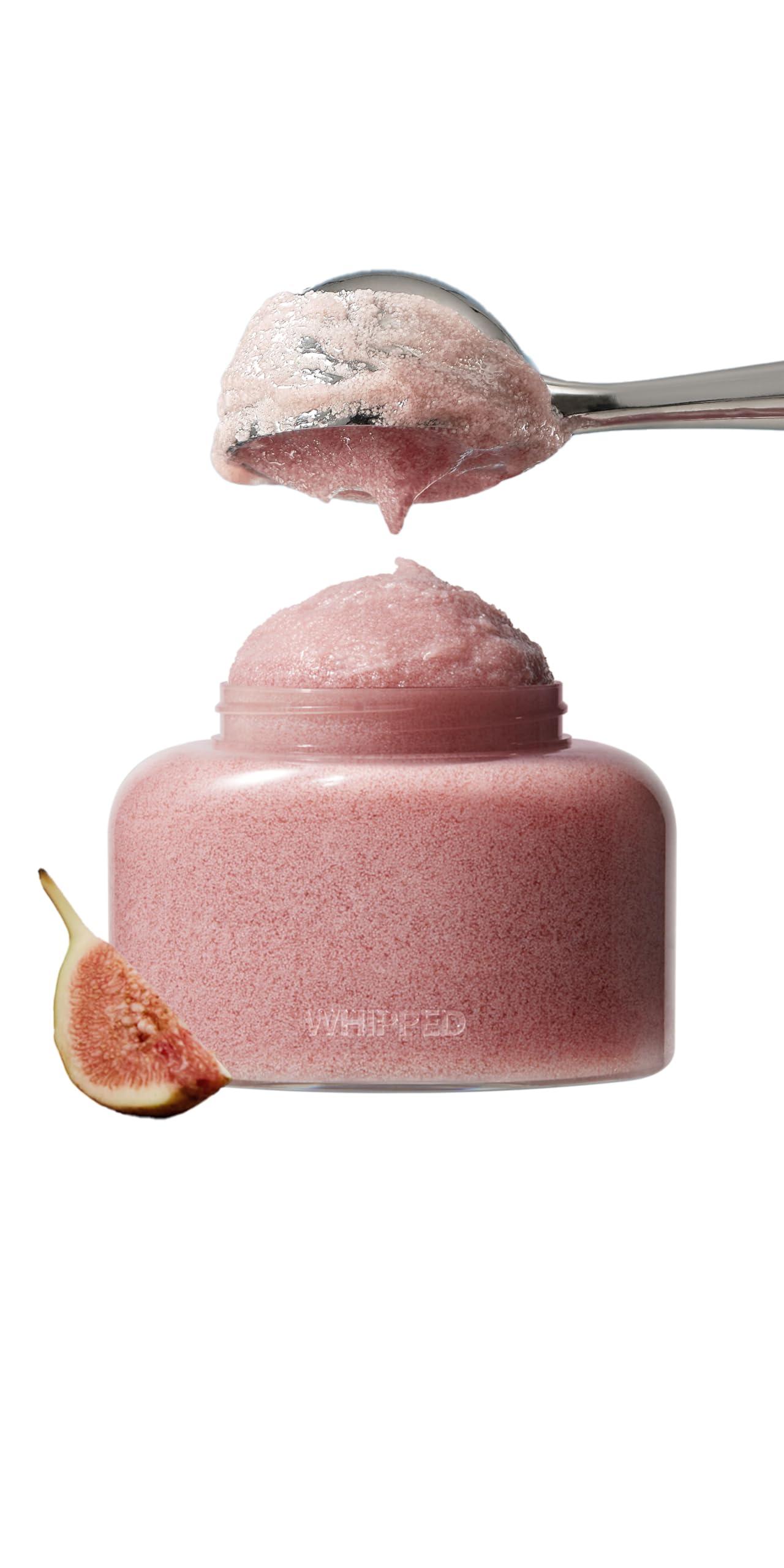 Whipped Semo Company WHIPPED VEGAN PACK SCRUB MUHWABUTTER 210g (7.40 oz) - Made with Fig & Cacao Butter | Chewy Gelato Texture with Ceramide & Niacinamide, No Sugar or Salt, for Face & Body