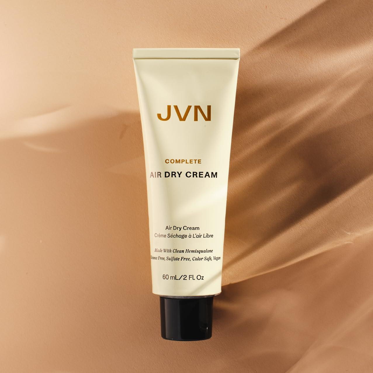 JVN JVN Styling Cream, Air Dry, 2 Fluid Ounces, Frizzy Hair, Heat Protection, Sulfate and Silicone Free, Grapefruit Scent, Light Hold for All Hair Types, Textures