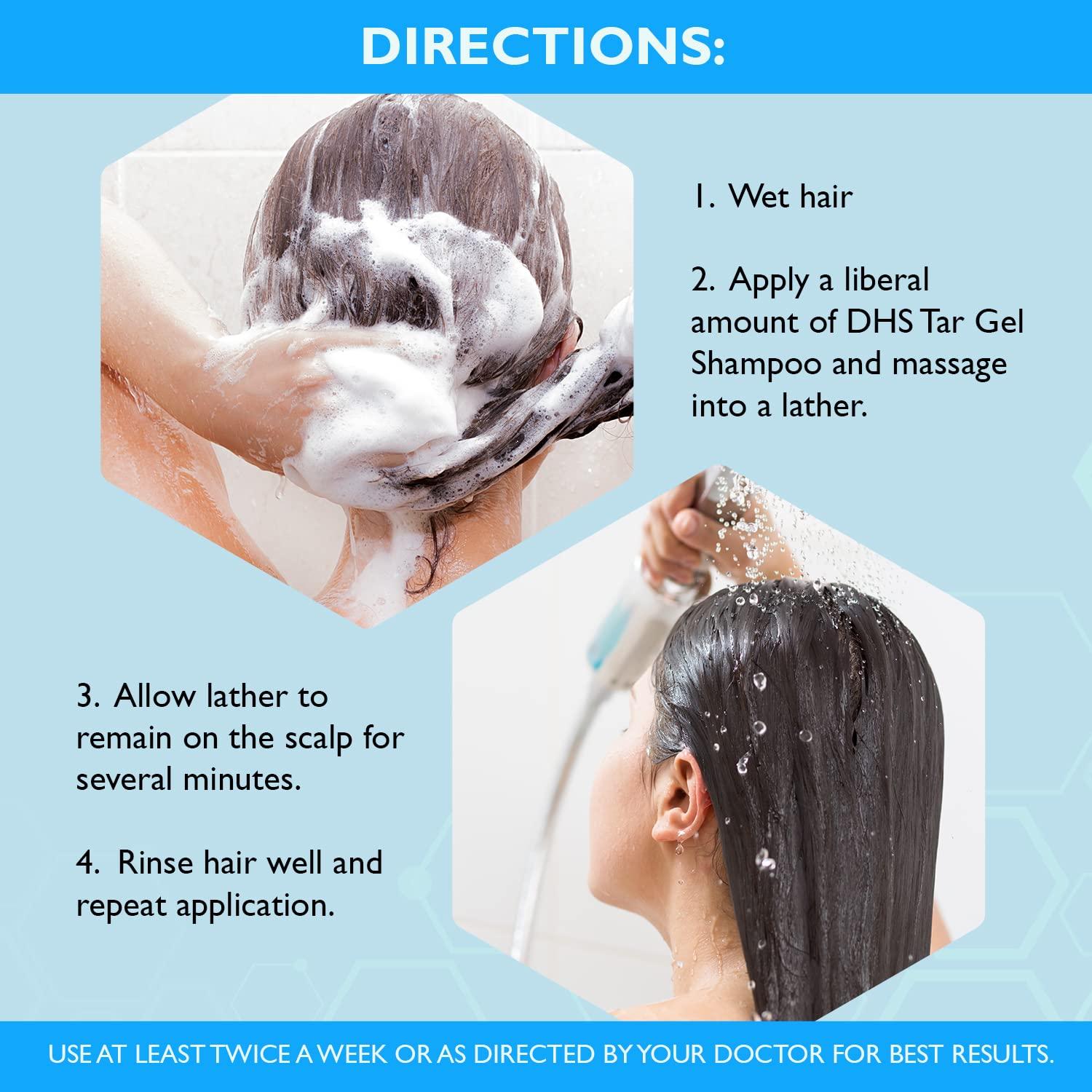 DHS DHS Person & Covey T Gel Shampoo - Anti Dandruff Shampoo, Mildly Scented Psoriasis Shampoo - 8 Fl. Oz. - Refined Coal Tar Gel Formula, Scalp Psoriasis Shampoo, Deep Cleansing Rich Lather