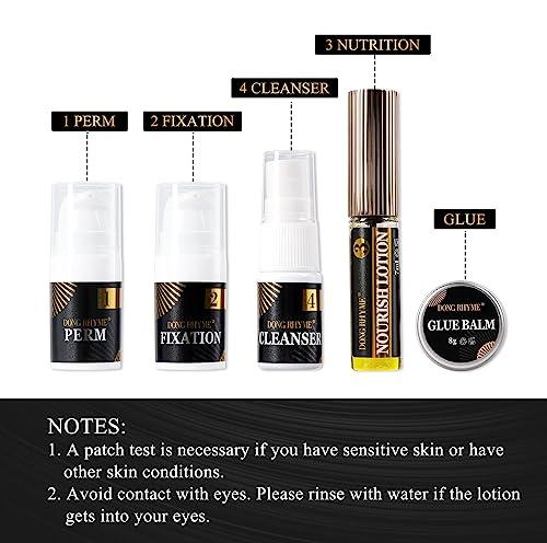 DONG RHYME DONG RHYME Brow Lamination Kit, Professional Eyebrow Lamination Kit, Semi-Permanent Brow Lift Kit, Long Lasting 6-8 Weeks Bushy & Full Brows Easy to Use Eyebrow Lift Kit at Home DIY