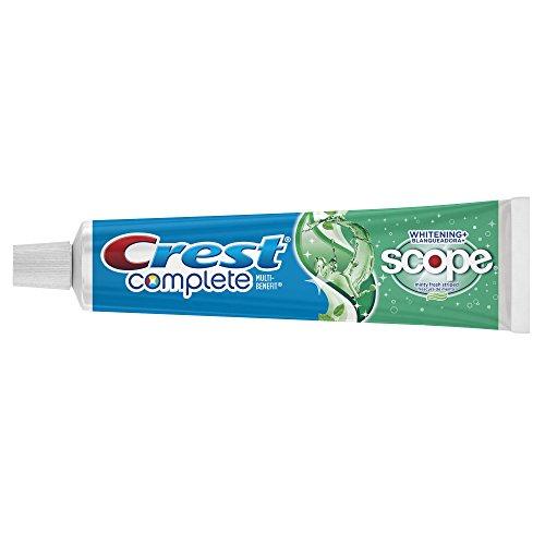Crest Crest Complete Whitening Plus Scope Minty Fresh Toothpaste, 8-Ounce (Pack of 4)