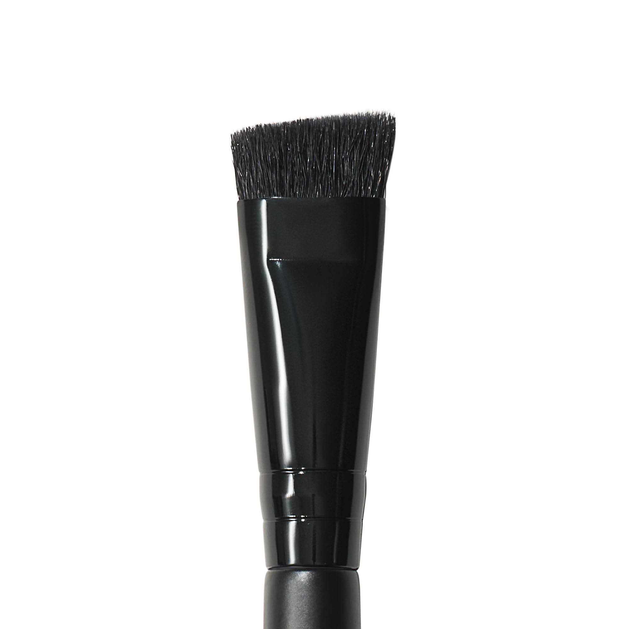 e.l.f. e.l.f. Dual Ended Nose Contour Brush, Makeup Brush For Contouring Your Nose, Angled End & Soft, Fluffy End, Made With Synthetic, Cruelty-free Bristles