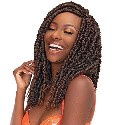 JANET COLLECTION BRAIDS MULTI PACK DEALS! Janet Collection Crochet Braids Nala Tress Fluffy Spring Twist 18" (5-PACK, 2)