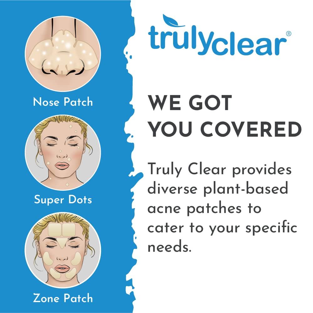 Truly Clear Truly Clear Hydrocolloid Acne Pimple Patches for Face & Body - 72 Count, Ideal for Cystic Acne, Zit & Blemishes - Cruelty Free Acne Dot, Spot Stickers, Acne Cover Patch - Overnight Results