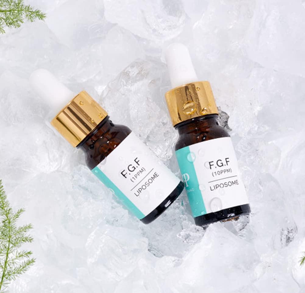 Generic 10ppm EGF +FGF Liposome Cosmetic Ingredient 0.67oz Collagen Booster Raw Material (C) 2 x FGF