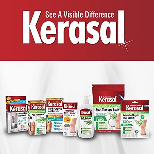 Kerasal Kerasal Intensive Foot Repair Skin Healing Ointment, 1 Oz and Zen Toes Moisturizing Gel Socks, One Pair