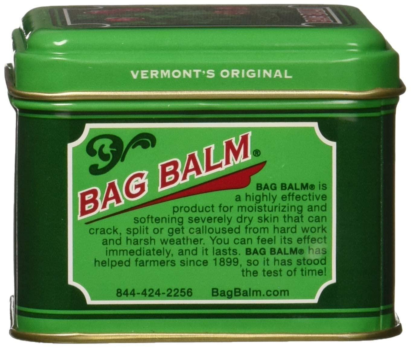 Bag Balm Bag Balm Skin Moisturizer - Full Body Hydrating Skin Care: Dry Hands, Lips, Face, Feet & More - Unscented, Cruelty & Paraben Free - Day & Night, Men & Women, Vermont\'s Original (4oz Tin, Made in USA)