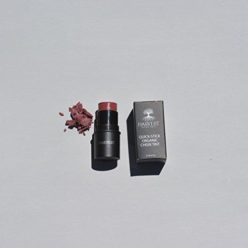 Harvest Natural Beauty Harvest Natural Beauty - Quick-Stick Organic Cheek Tint - Organic Cream Blush - 100% Natural and Certified Organic - Non-Toxic, Vegan and Cruelty Free (Sienna)