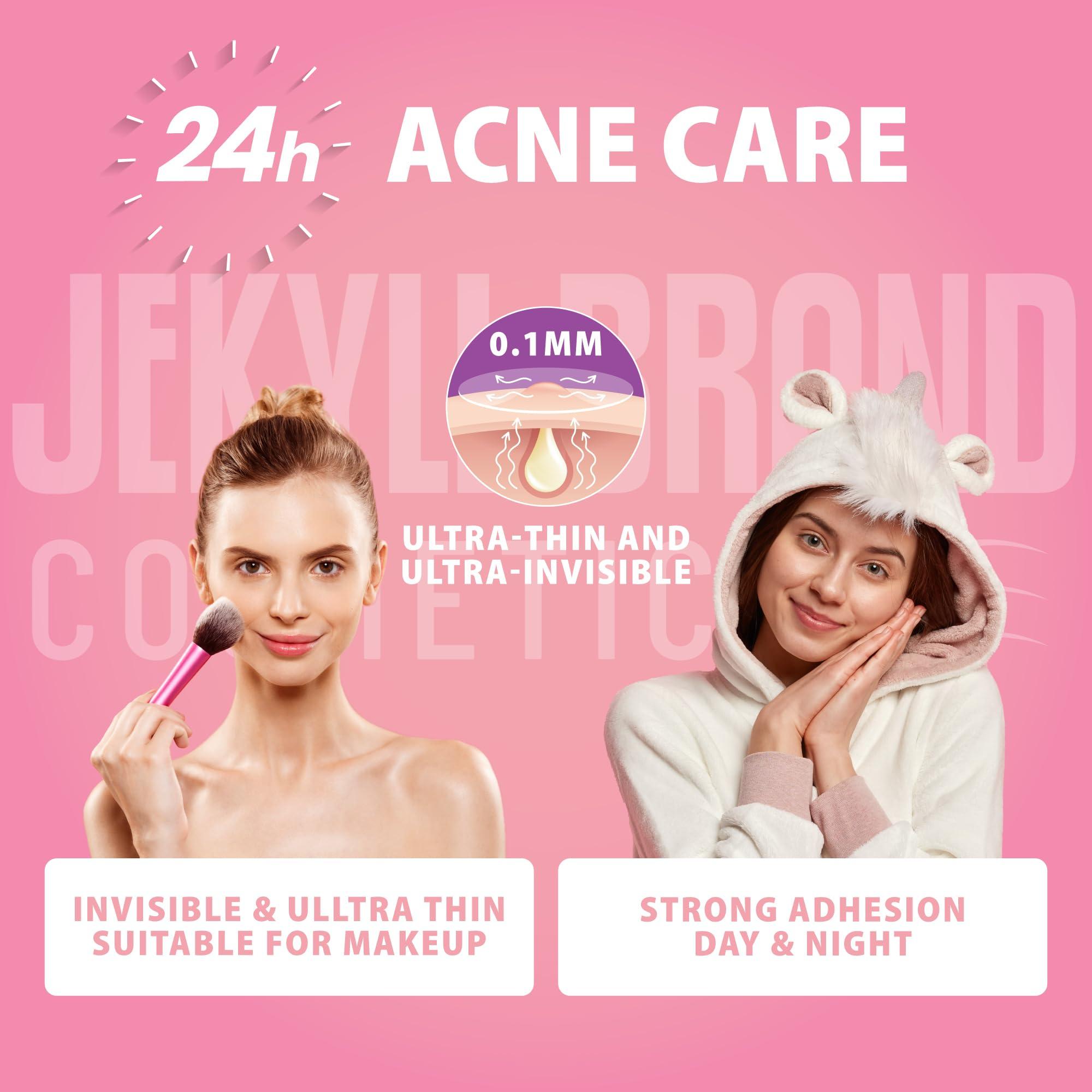 JEKYLL BRAND Jekyll Brand Cosmetics | Premium Pimple Patch (36 counts) | Hydrocolloid | Invisible | Acne Patch for Covering Zits and Blemishes | Sterile Spot Patches for Face and Skin | **Dermatologist Approve**