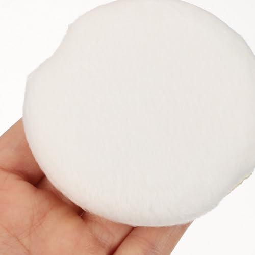 KOMBIUDA KOMBIUDA 2Pcs Loose Powder Puff Containers with Puffs Dusting Powder Boxes for Body Powder Travel-Friendly Cosmetic Puff for Home -go Use
