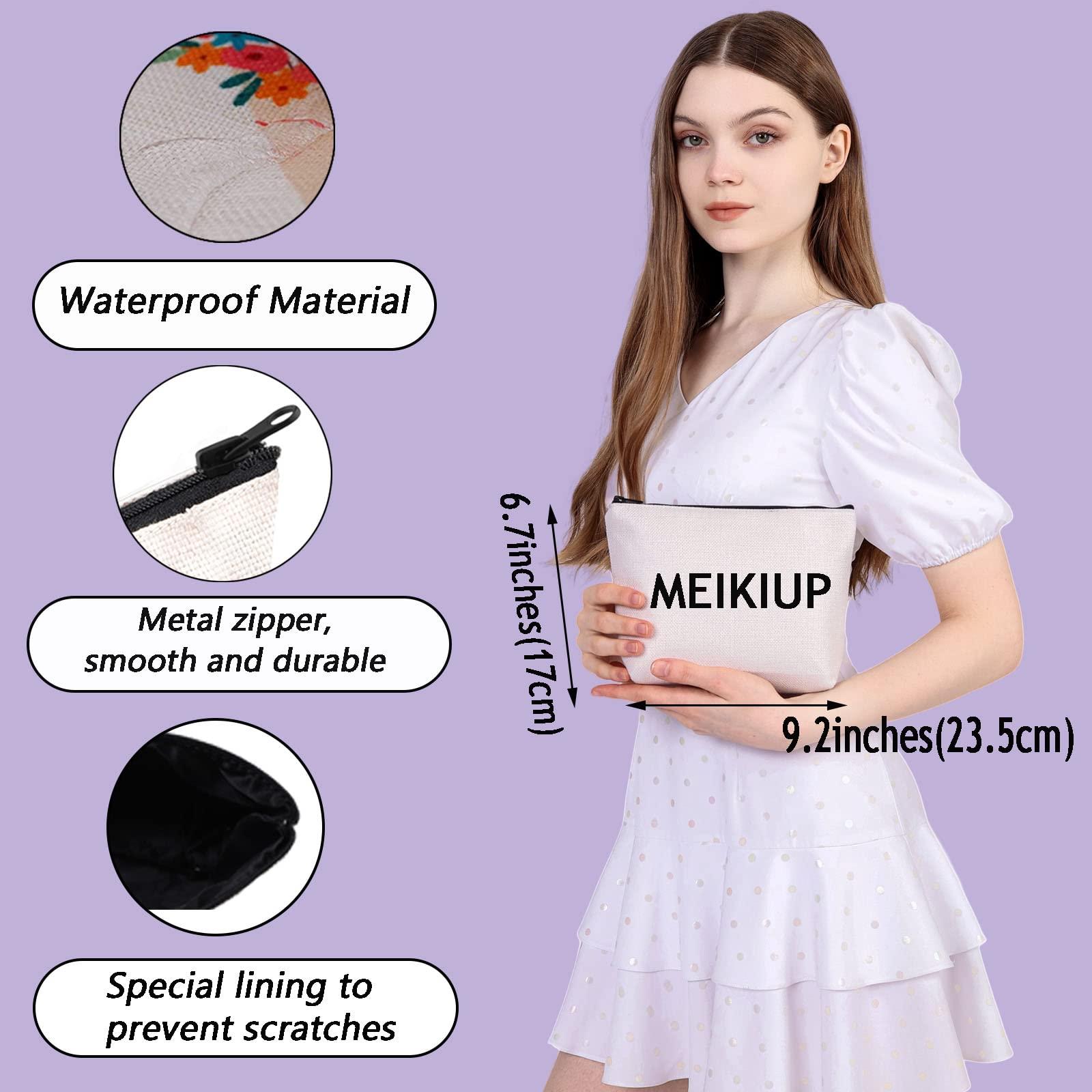 MEIKIUP MEIKIUP Zumba Instructor Gift Zumba Teacher Travel Toiletry Bag Makeup Bag Zumba Dance Teacher Appreciation Gifts Cosmetic Travel Pouch (Zumba Instructor Title Bag)