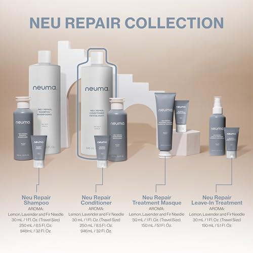 NEUMA Neuma Neu Repair Conditioner 32 Fl. Oz. Sulfate Free Paraben Free Repairing Conditioner - Fortifies, Revitalizes, Strengthens, Nourishes, Moisturizes, Lemon, Lavender & Fir Needle Scent