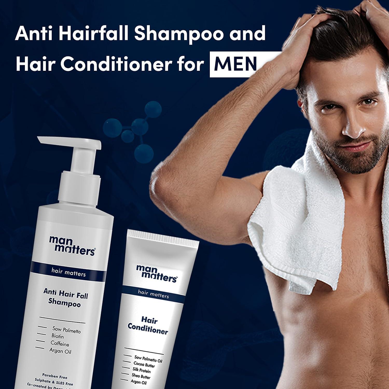 Generic JAY Anti Hair Fall Shampoo And Conditioner For Men|Dht Blocker|Helps In Deep Nourishment And Frizzy-Free Hair|Sls&Paraben Free|Pack Of 2|300Ml Shampoo And 90Ml Conditioner,390 Grams