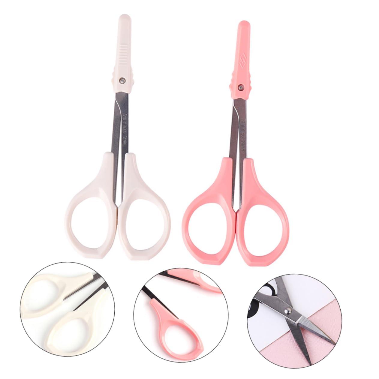 Didiseaon 3sets Beauty Scissors Lash Scissors Eyelash Trimmers Facial Trimmer Manicure Scissors Precision Scissors Tip Scissors Dead Skin Scissor Eyebrow Scissors Beauty Tool Stainless 2pcs*3 Didiseaon