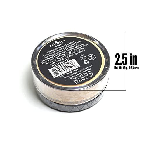 Italia-Deluxe Italia-Deluxe 1 HD Pro This is Bananas Setting Powder Set & Bake Loose Powder Mattify Brighten + Free Zipper Bag