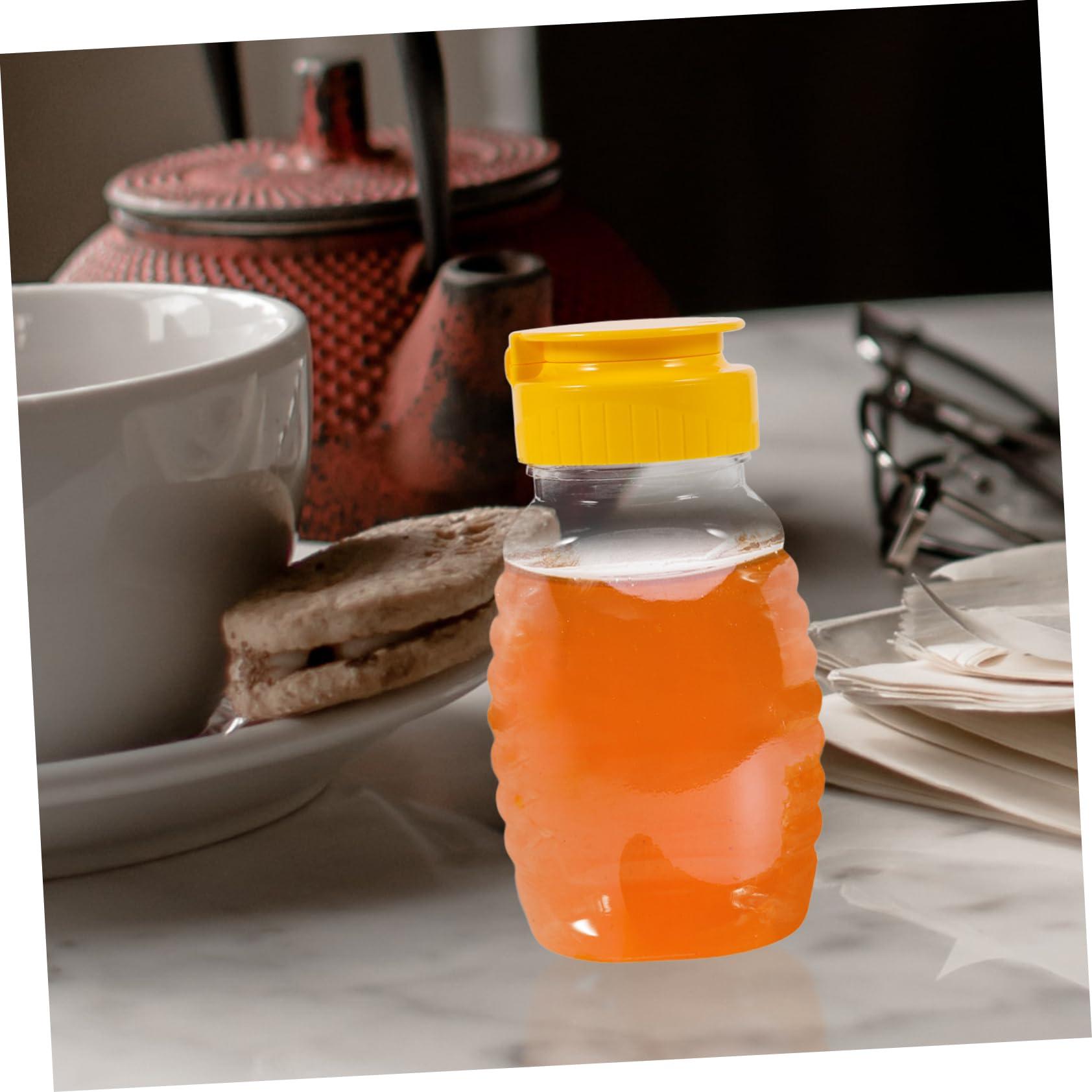 Mipcase Mipcase 2pcs Honey Squeeze Bottle Honey Jar Salad Squeeze Bottle Squeeze Honey Containers Sugar Bottle Jam Dispenser Bottles Empty Honey Bottles Syrup Bottles Transparent Plastic re-usable