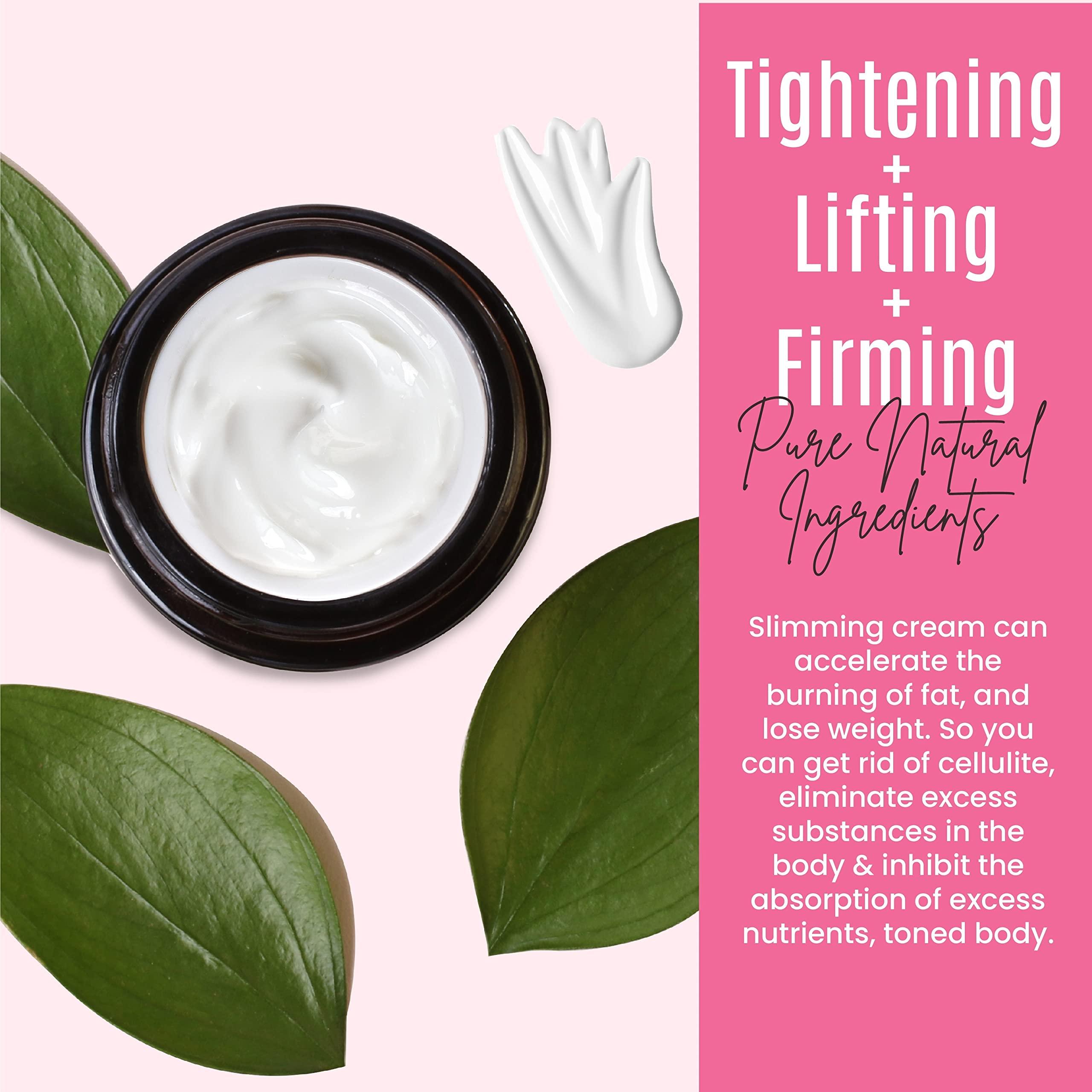 DERMAXGEN Dermaxgen Slimming Cream For Tummy, Abdomen, Belly and Waist Firming Cream - 100% ORGANIC NATURAL Anti Cellulite Cream - Natural Ingredients