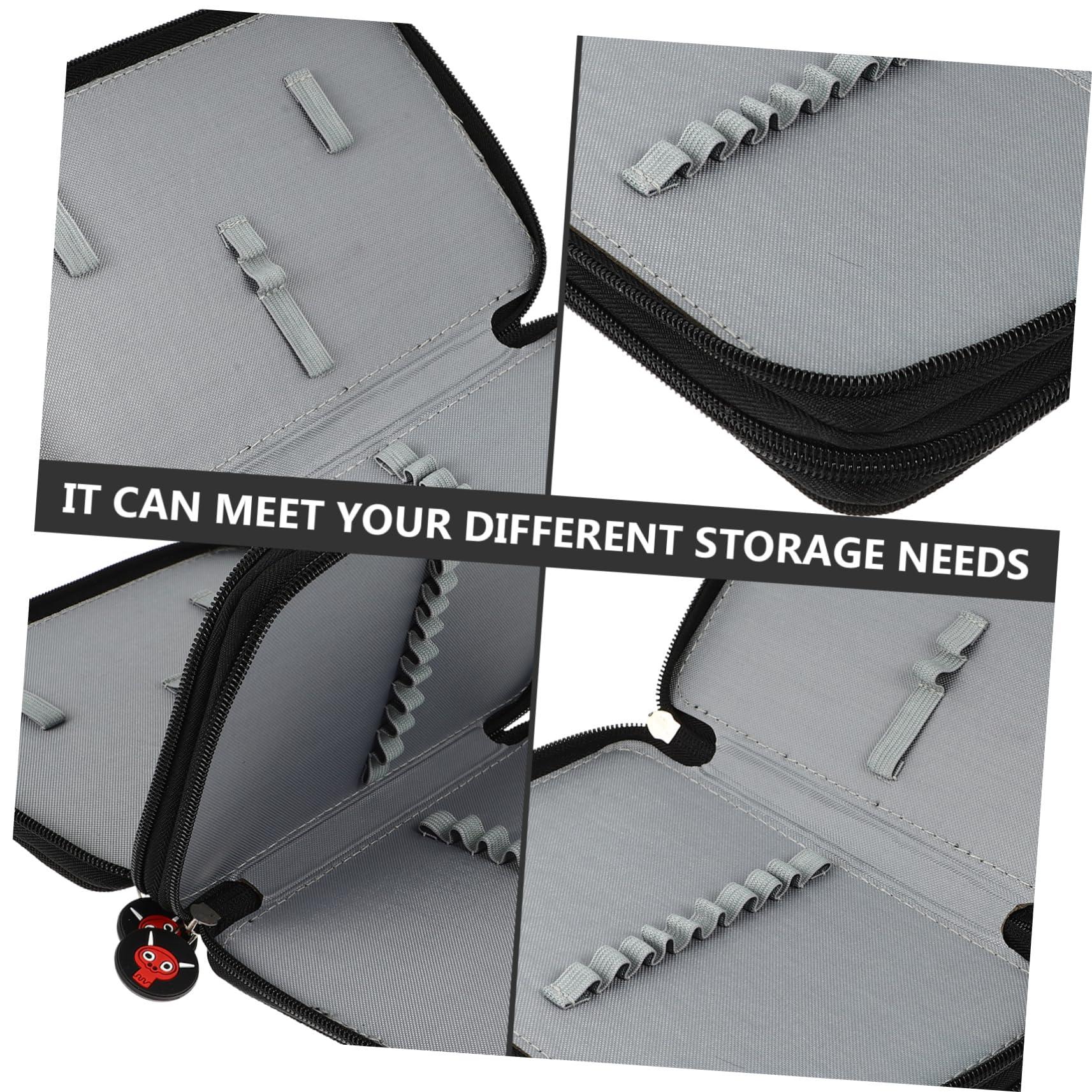 Mikinona Mikinona Nail Brush Organizer Manicure Tool Case Travel Bag Nail Art Brush Pouch Brush Holder for Manicure Storage Pouch for Nail Pen Holder