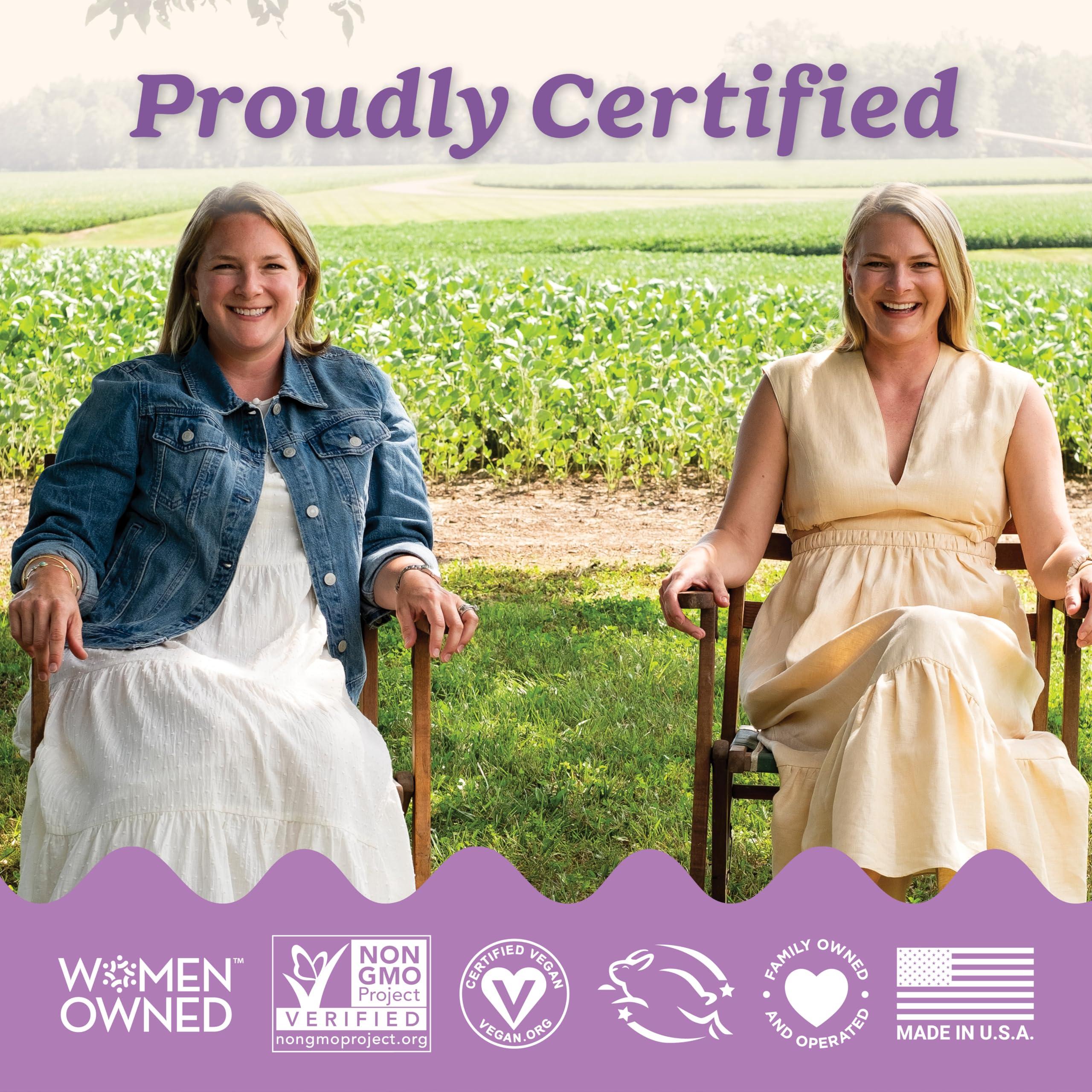 South of France Natural Body Care SoF Triple Milled Bar Soap - With Coconut Oil & Organic Shea Butter- Vegan & Non GMO- Free From Phthalates, Sulfates & Parabens- Lavender Fields - 6 oz Bar 4 Bars