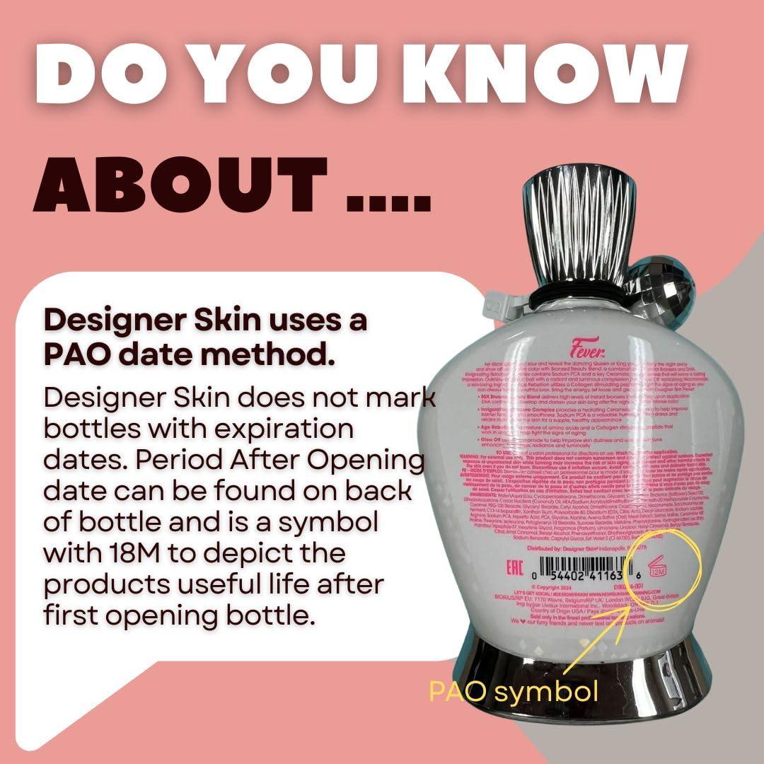 bbs Designer Skin Fever 85X Bronzed Beauty DHA Bronzer Tanning Lotion -13.5 oz