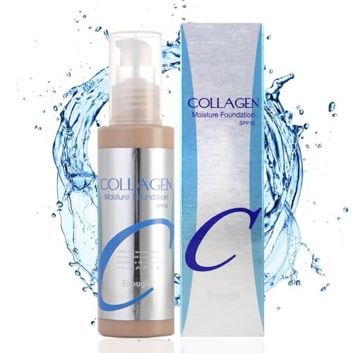 Enough Enough Collagen, Moisture Foundation, SPF 15, 21, 3.38 fl oz (100 ml)
