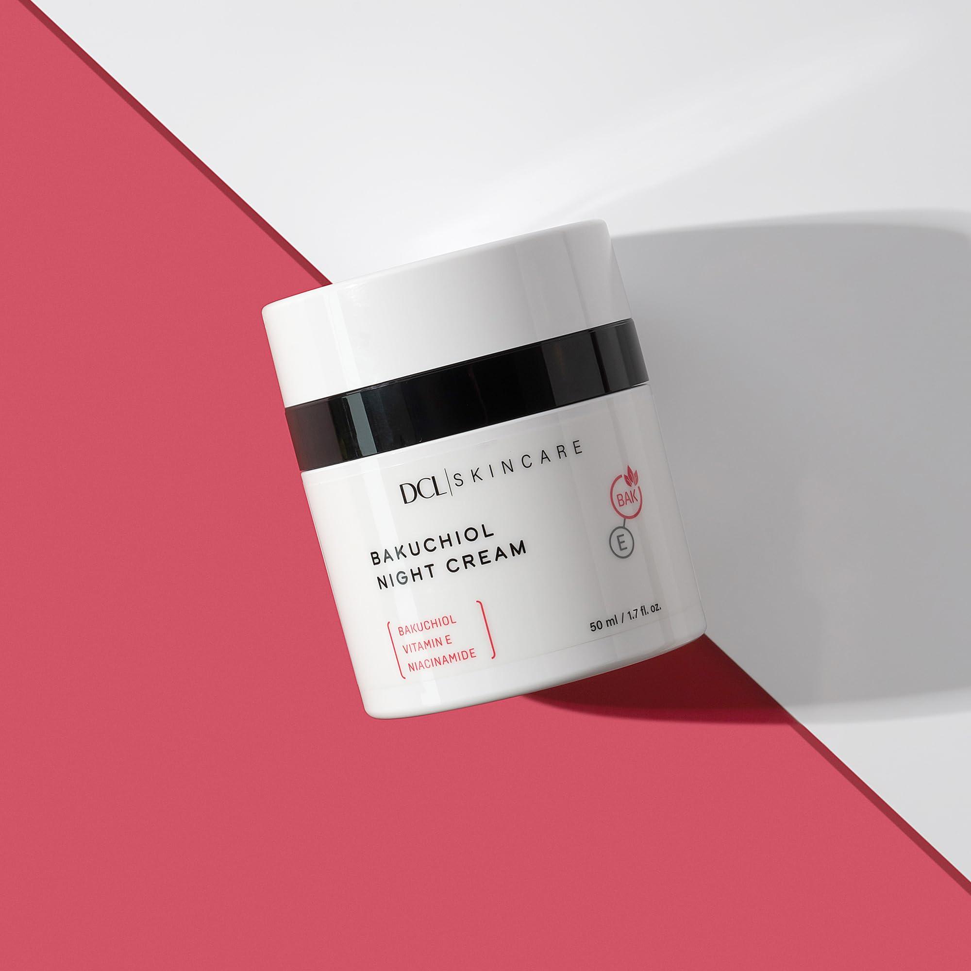 DCL DCL Skincare Bakuchiol Night Cream Natural Retinol Alternative with Niacinamide and Vitamin E, 1.7 mL