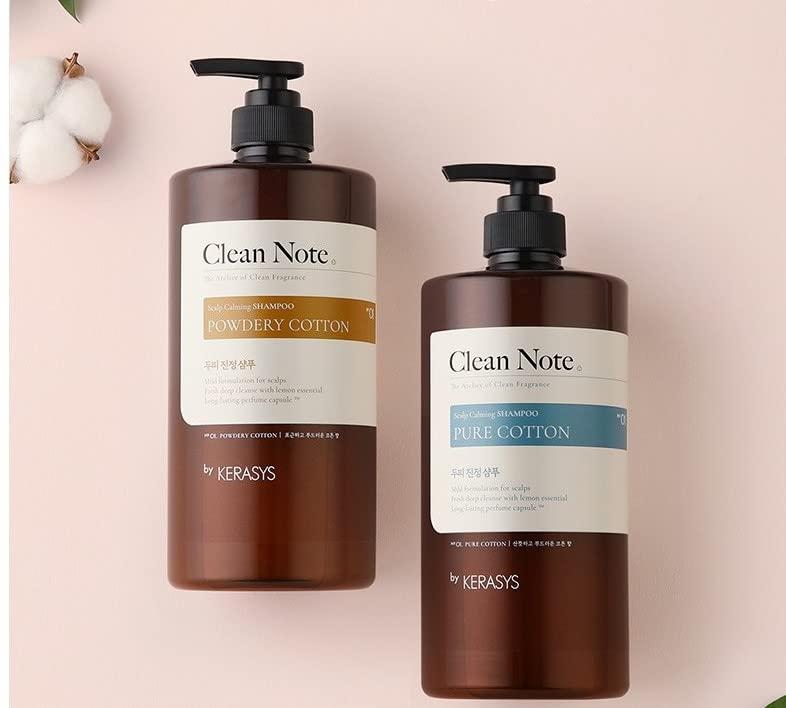 Sal Kerasys Clean Note Pure Shampoo Cotton Flavor 1L