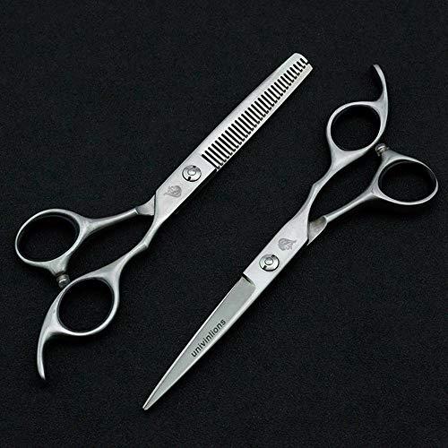None Branded 6.0" Laser Wire Hair Scissors Micro Serrated Hairdressing Scissors Hairdresser Salon Professional Hair Cutting Shears Barber