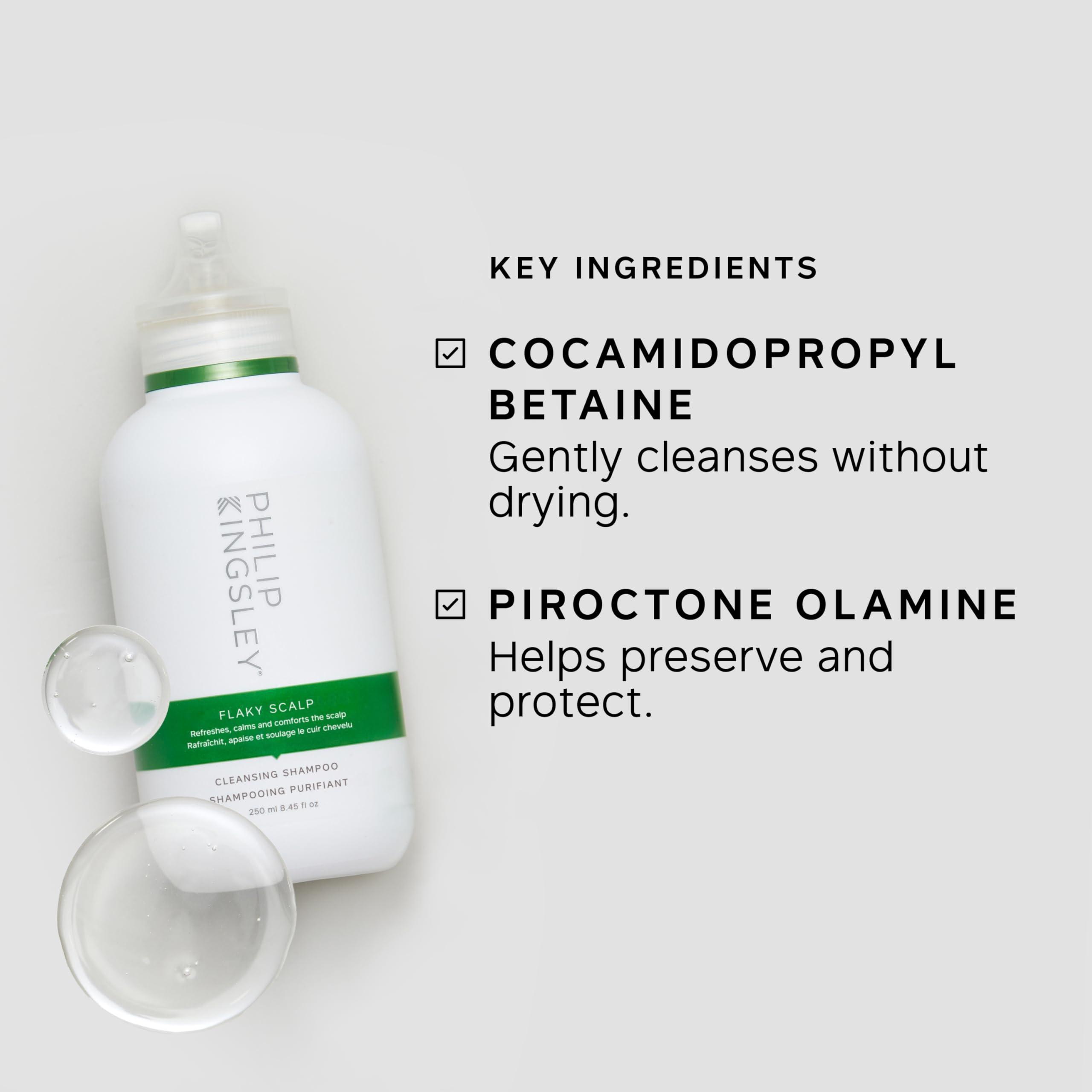 PHILIP KINGSLEY Flaky Scalp Shampoo and Conditioner Set for Dry Scalp Cleansing Hair Products Soothing, Soothes and Calms