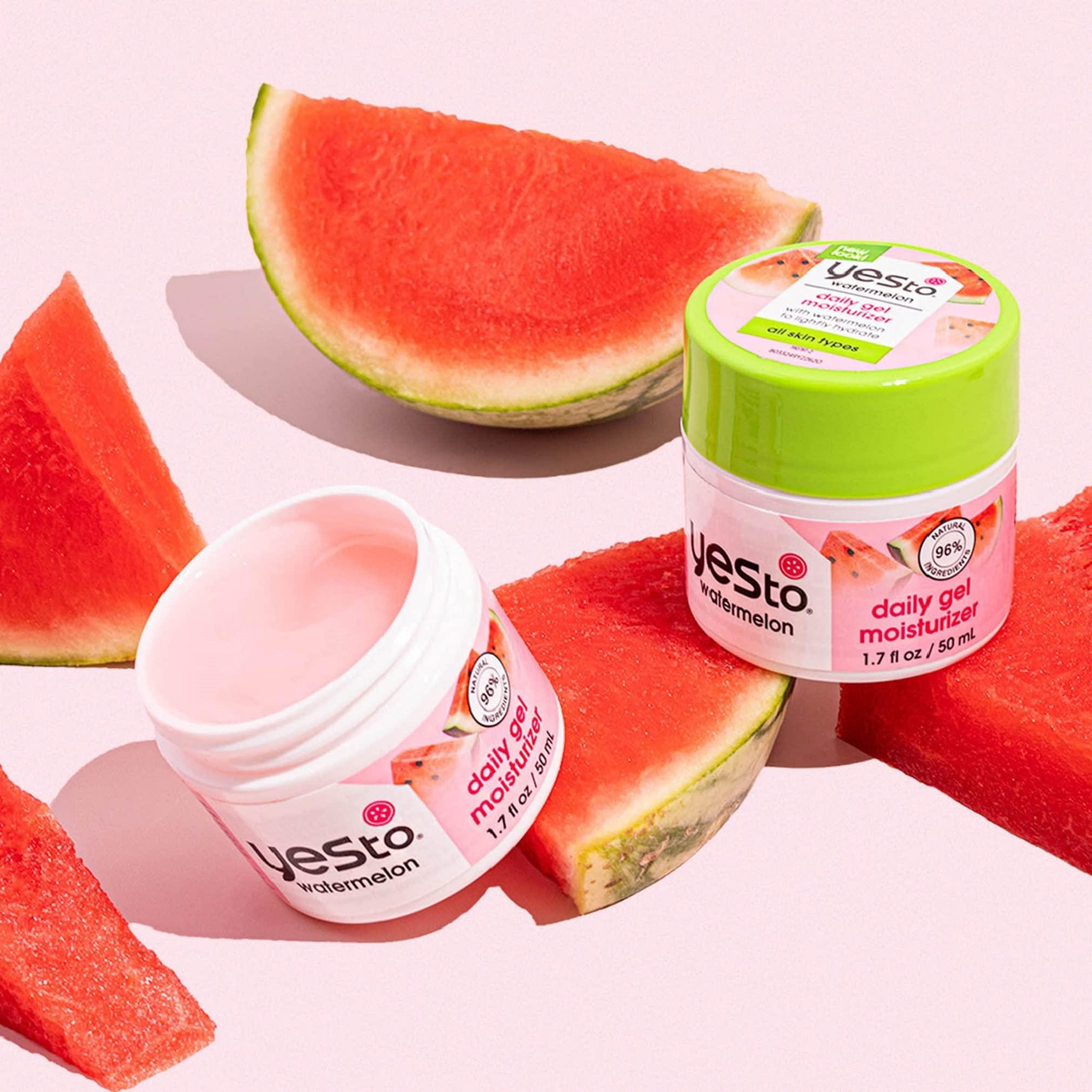 Yes To Yes To Watermelon Daily Gel Moisturizer, Skin Texture Improvement & Refreshing, Antioxidants, Sodium Hyaluronate, 1.7 Fl Oz