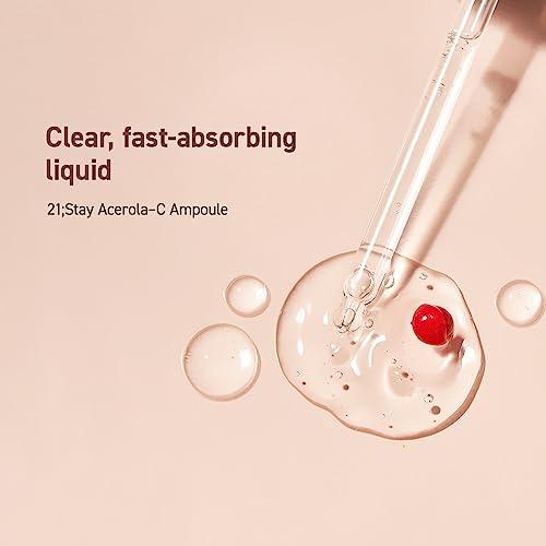 DR.ORACLE DR.ORACLE Acerola–C Ampoule Vitamin C Brightening Serum, Dark Spot Remover, Korean Skin Care Dermatologist Tested, 21;STAY by DR.ORACLE… (1.01 fl oz)