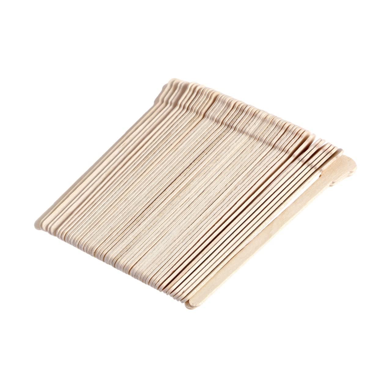 Hemoton Hemoton 150pcs Wooden Spatula for Waxing Wax Kit for Hair Removal Ear Hairs Removal Sticks Esthetician Supplies Wooden Waxing Sticks Wax Kits Wood Spatula Nasal Face Smudge Stick