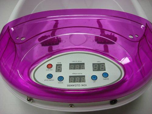 AQUA CLEANSE NEW ION Ionic Detox Foot Bath Spa Aqua Cleanse with TUB Pink