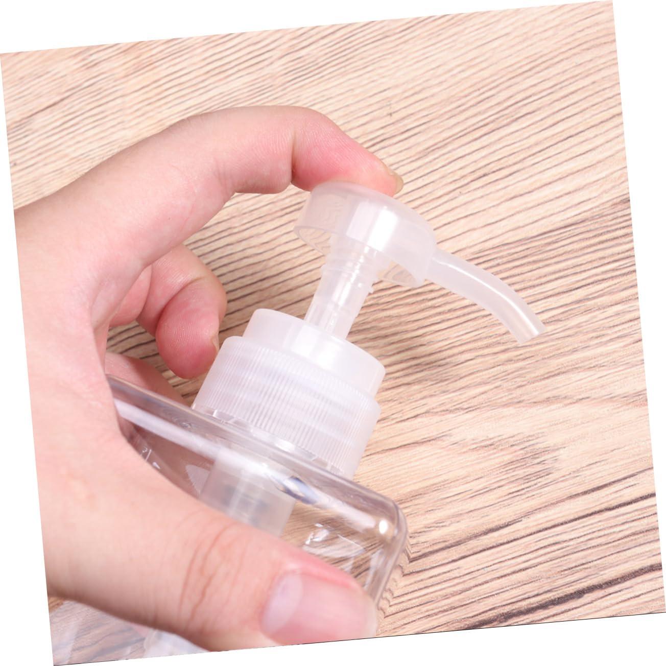 minkissy minkissy 650ml Portable Shampoo Bottles Pump Refillable Lotion Containers Safe Toiletries for Home Travel Hotel