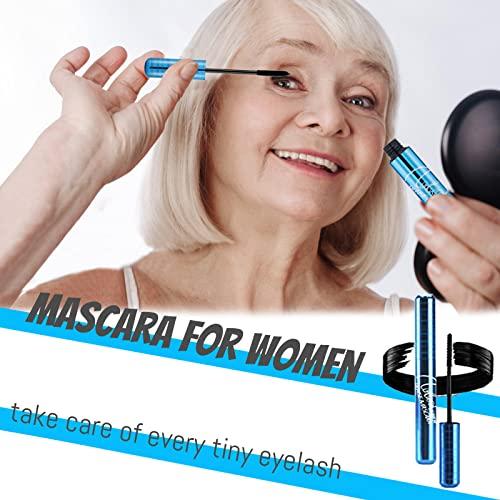 dootdott Mascara for Older Women 60 Plus, Mascara for Seniors with Thinning Lashes, Hypoallergenic Mascara Sensitive Eyes, Mascara Black Volume and Length, Black Mascara Waterproof Smudge Proof, Black (Black)