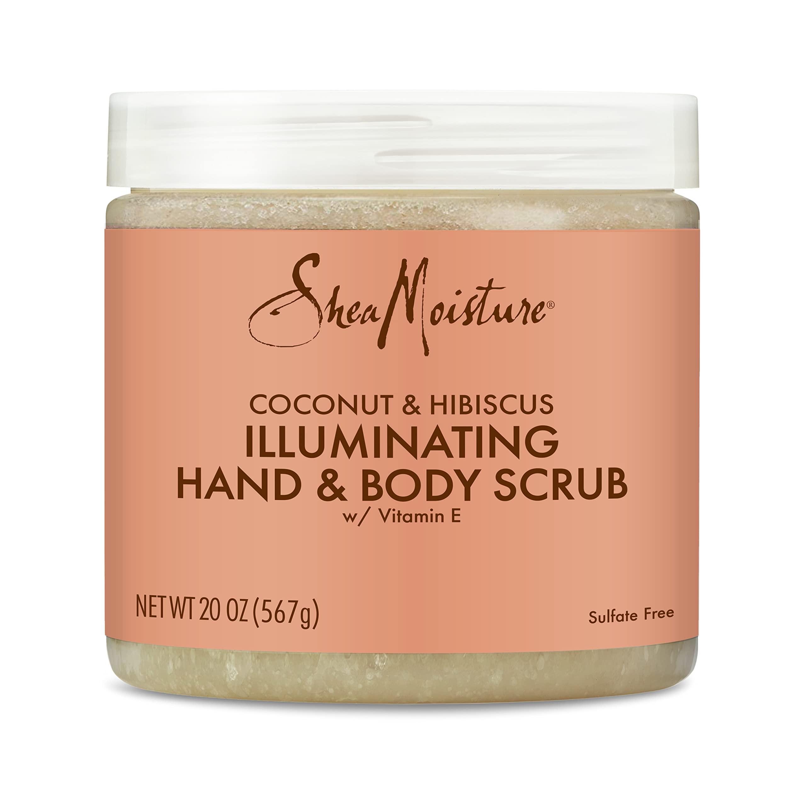 SheaMoisture SheaMoisture Body Scrub for Dull Skin Illuminating Coconut and Hibiscus Cruelty-Free Skin Care 20 oz