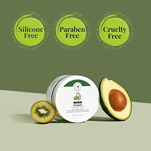 Naturall NaturAll Avocado & Kiwi Braiding Gel - Infused with Avocado, Kiwi & Special Extracts - Sulfate-Free Loc Gel for Retwisting Dreadlocks - Hydrating & Moisturizing Gel for Dreadlocks (8 OZ)