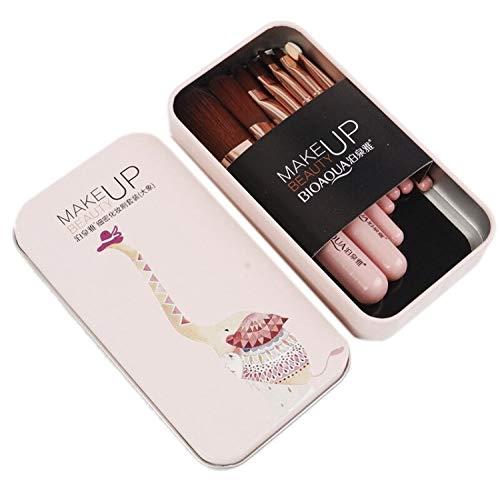 BIOAQUA BIOAQUA Makeup Brush Foundation Lipstick Eyebrow Perfum Face Powder Eye Shadows Flawless Blend Fiber Multifunctional Professional 1 SET - 7 PCS (ROSE)