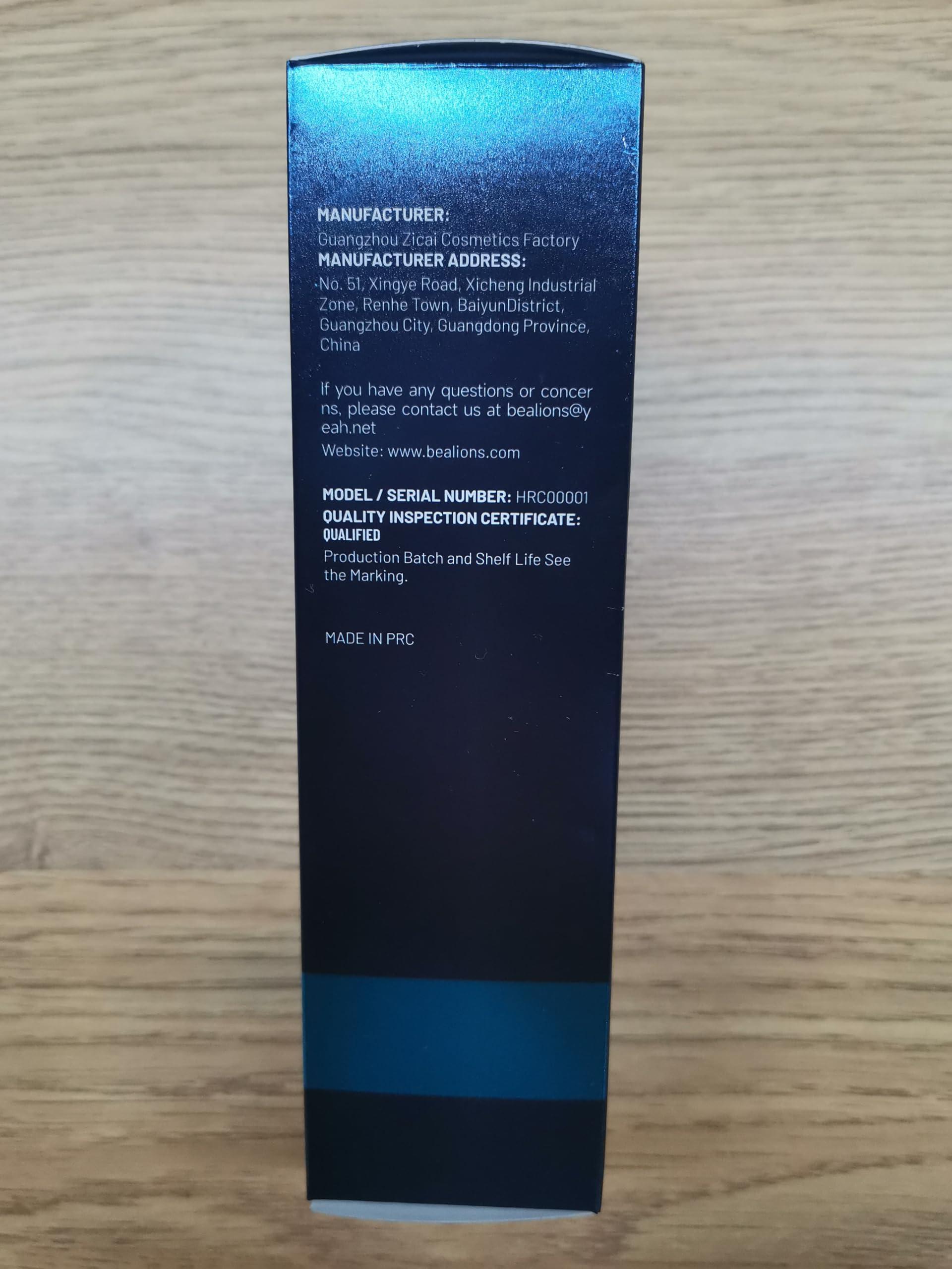 Bealions Gentle Hair Removal Cream for Men: No Irritation to Skin - Intimate/Private Areas Effective Hair Removal - Body Depilatory Cream to Remove Unwanted Hair 80ml