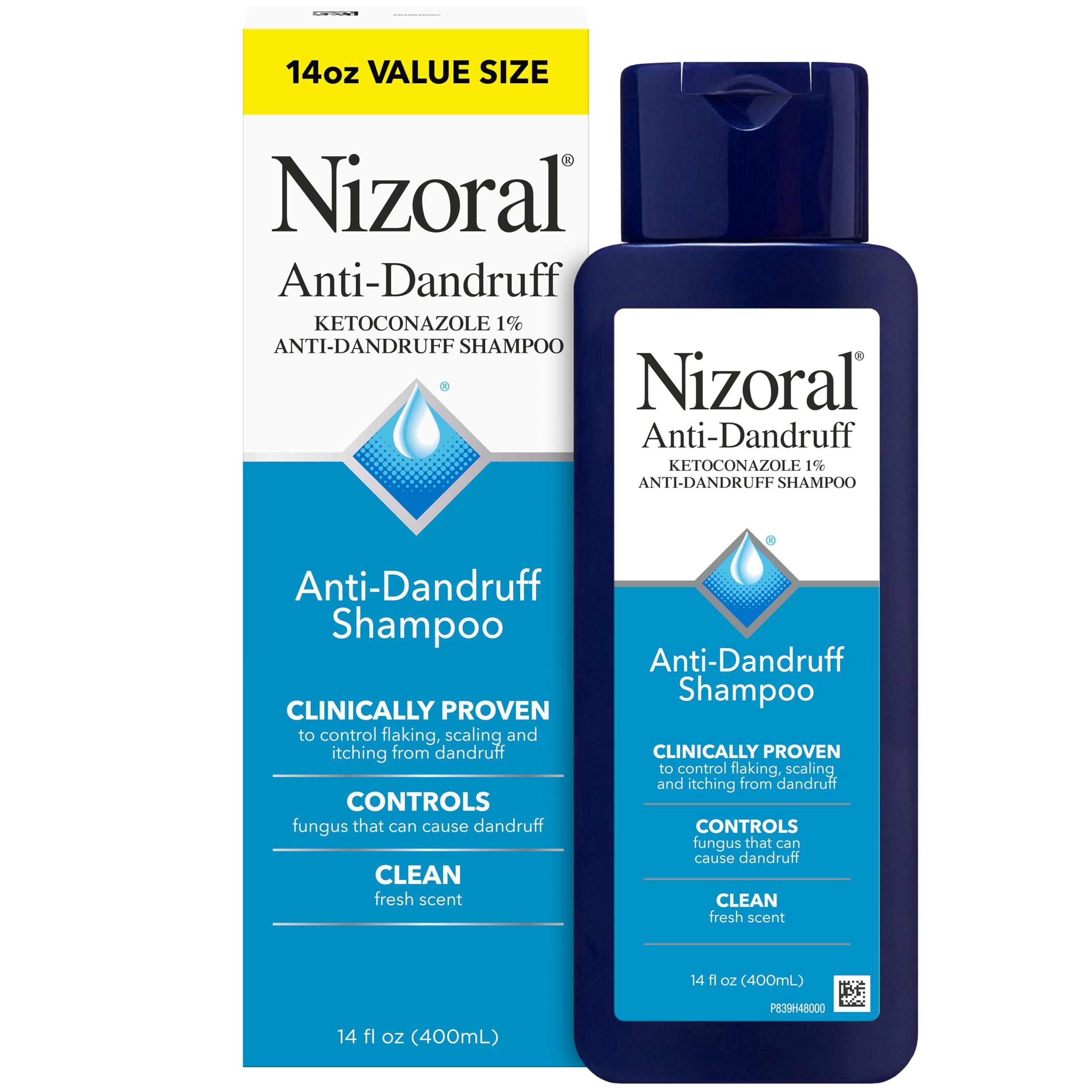 Nizoral Nizoral Anti-Dandruff Shampoo with 1% Ketoconazole, Fresh Scent, 14 Fl Oz