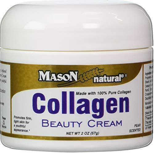 MASON Collagen Beauty Cream Made with 100% Pure Collagen Promotes Tight Skin Enhances Skin Firmness 2 OZ. Jar PACK of 24