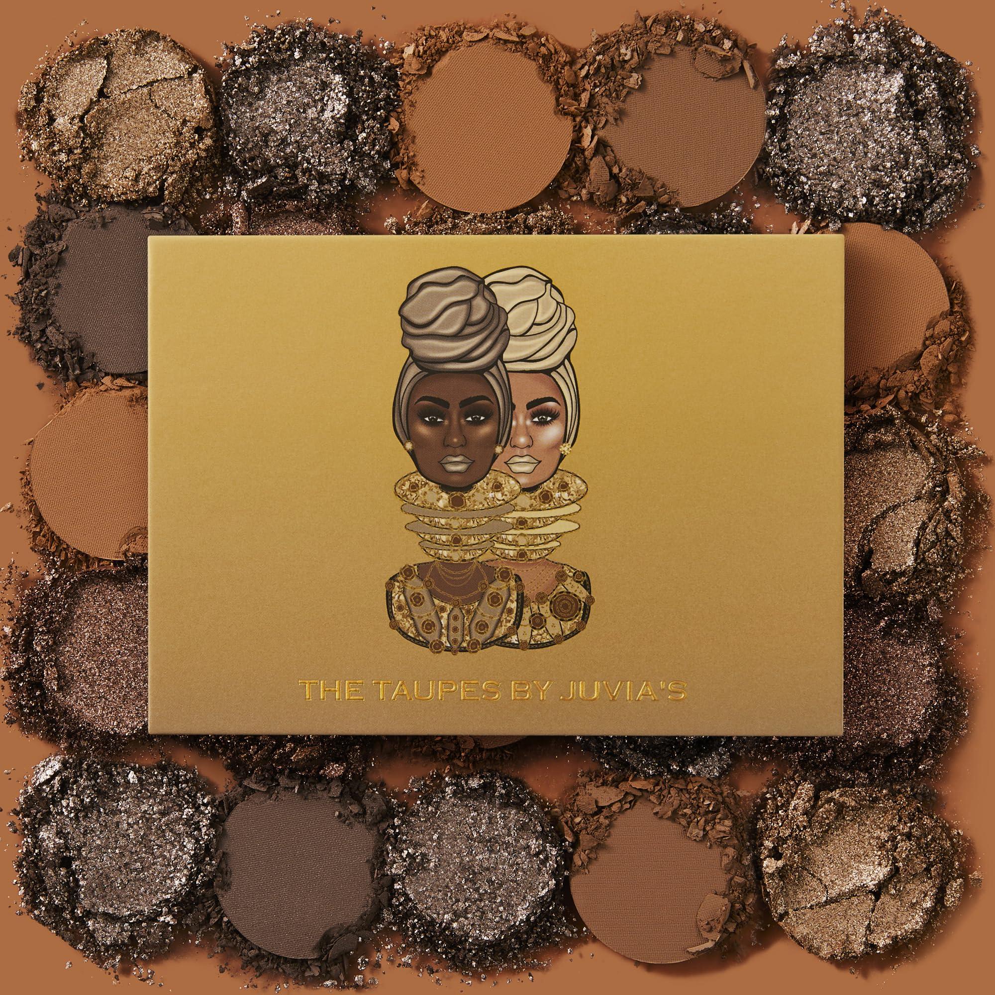 Juvia's Place Juvia\'s Place Palette The Taupes - Nude Shades with Deep Browns, Shades of 6, Professional Eye Makeup, Pigmented Palette, Makeup Palette for Eye Color & Shine