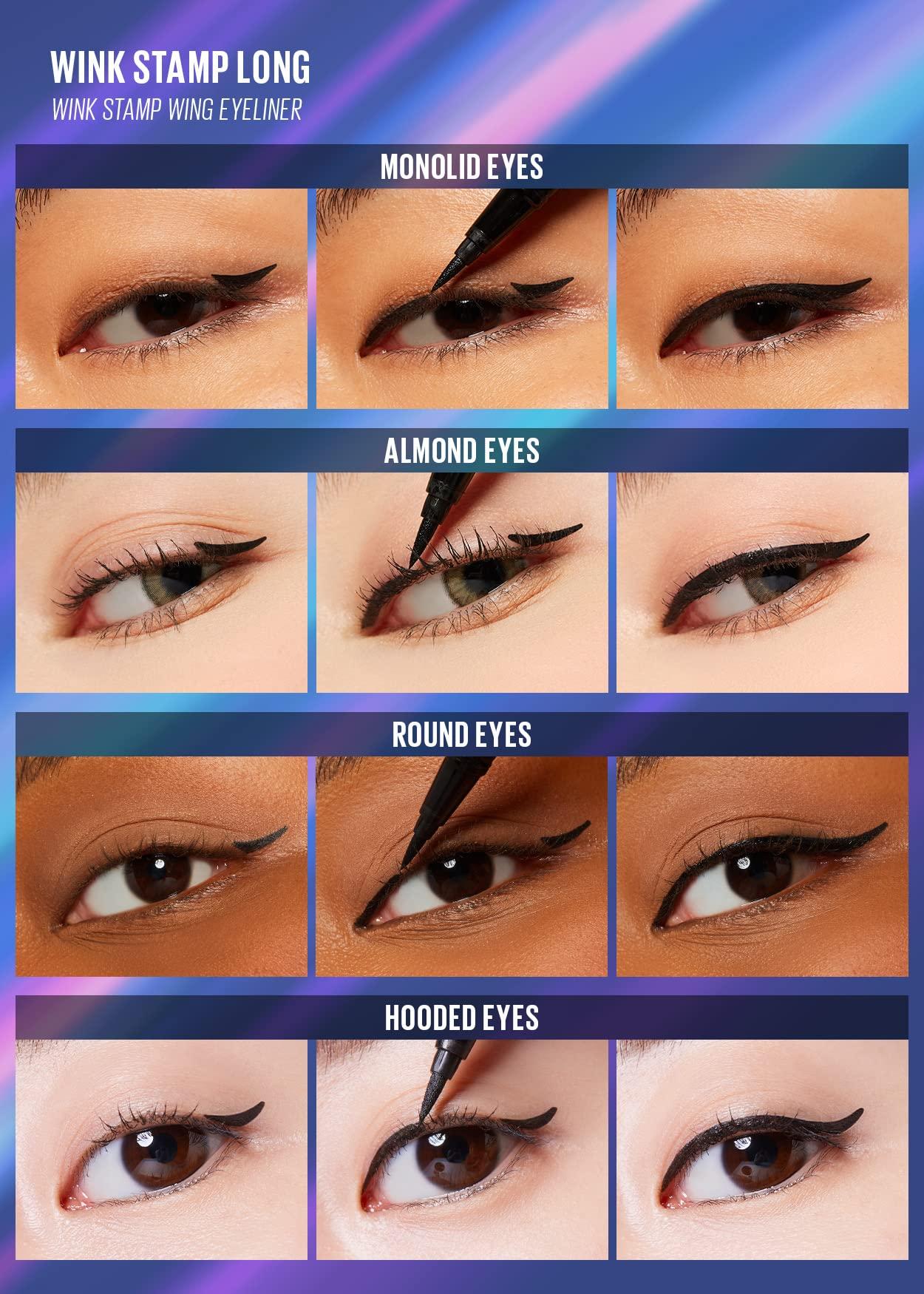 Kaja Kaja Winged Eyeliner & Pen - Wink Stamp + Wink Stamp Wing Eyeliner Pen & Stamp Long Bundle