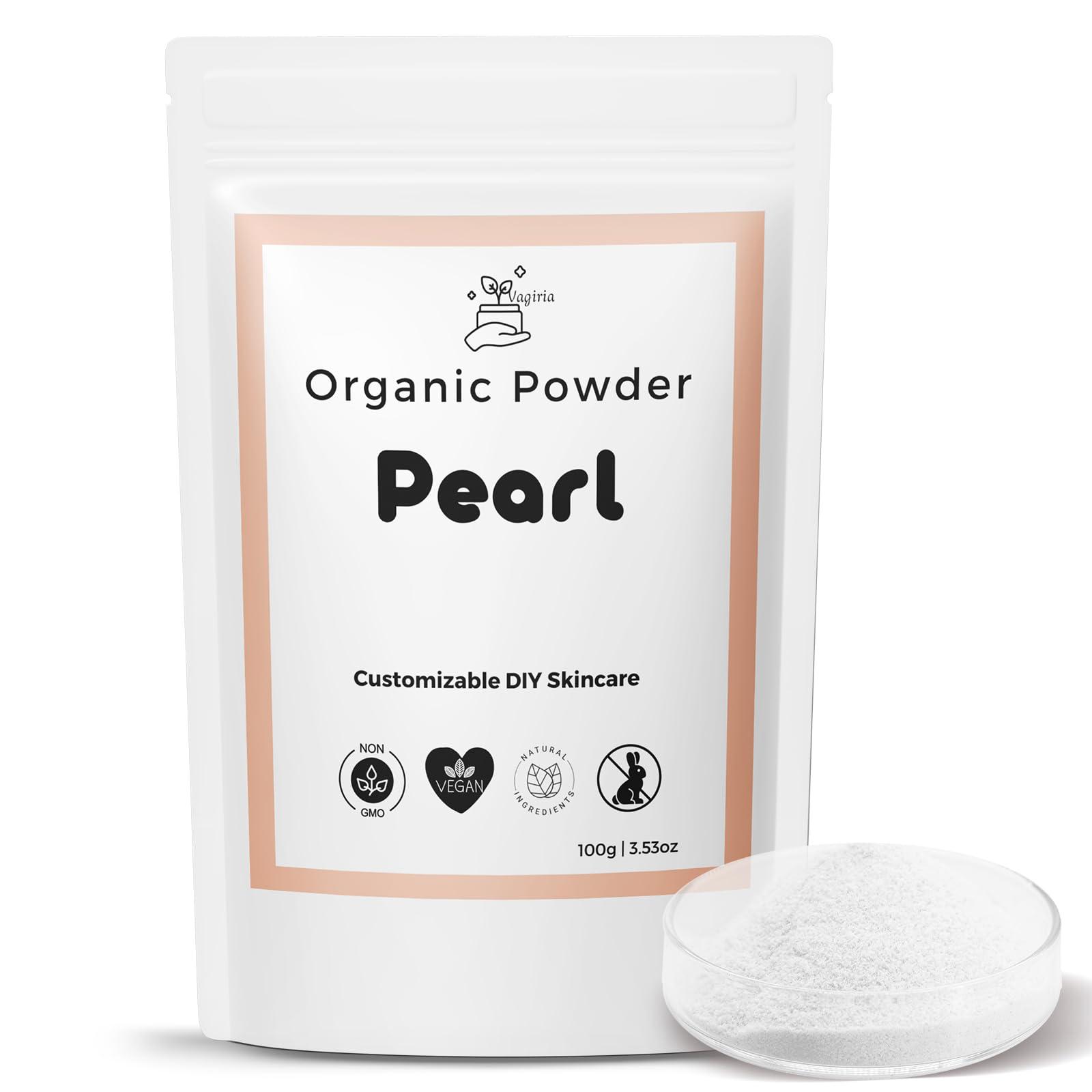 Vagiria Freshwater Pearl Powder for DIY Skincare - 100% Natural and Radiance-Boosting